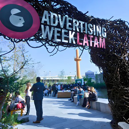 Advertising Week LATAM entrance at Papalote Museo del Niño
