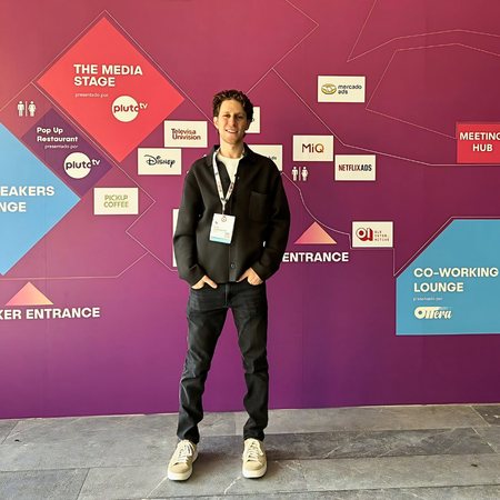 Eyal Dorenbaum at the AW LATAM 2025 venue map